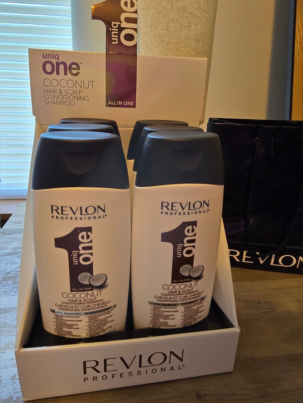 6 Revlon Professional Coconut Uniq1 All In 1 Coco Hair&Scalp Condition & Shampoo